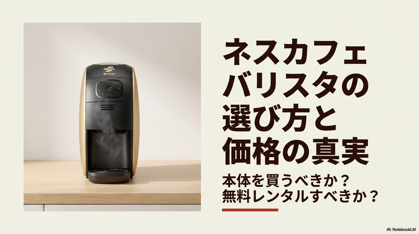 ネスカフェバリスタの本体画像と価格の真実というタイトル